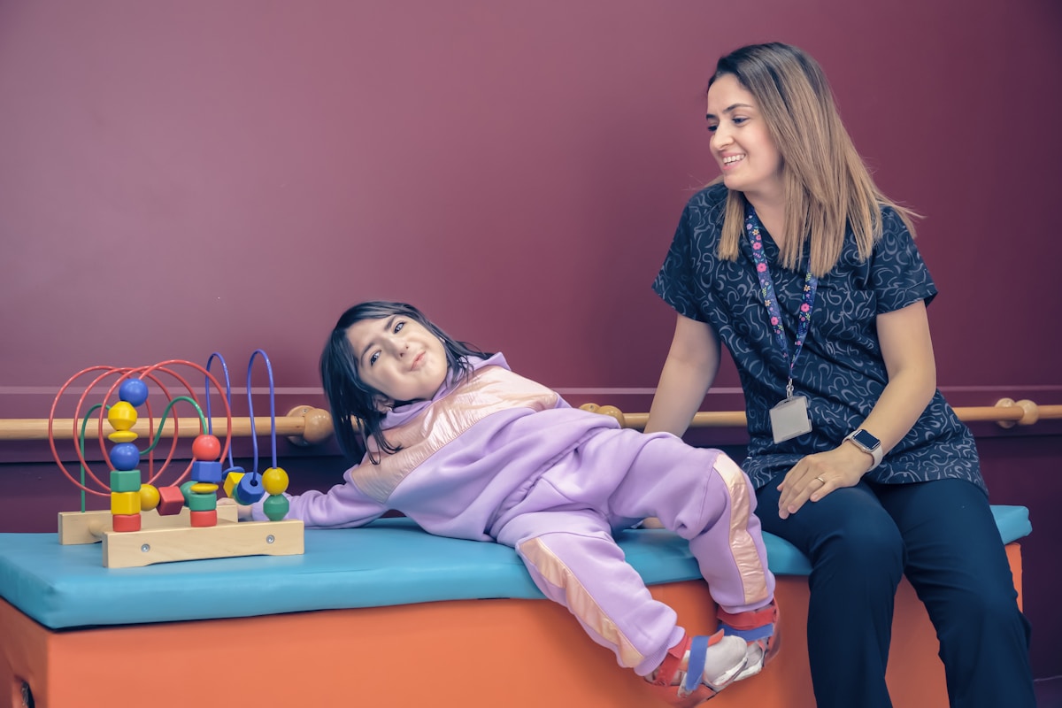 Pediatric therapy session